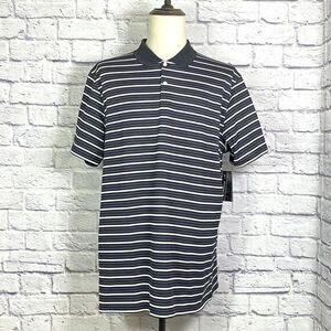Nike‎ Golf Men's Dri-Fit Technology Striped Golf Polo Shirt Size XL Standard Fit